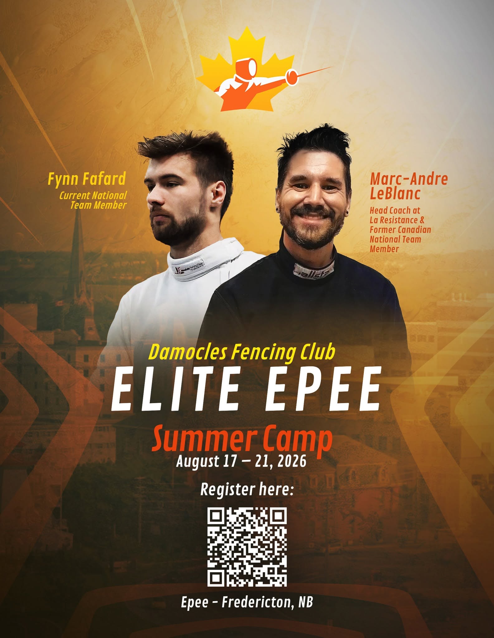 2026 Damocles Élite Épée Summer Camp