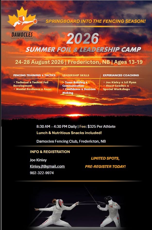 2026 Damocles Summer Foil & Leadership Camp